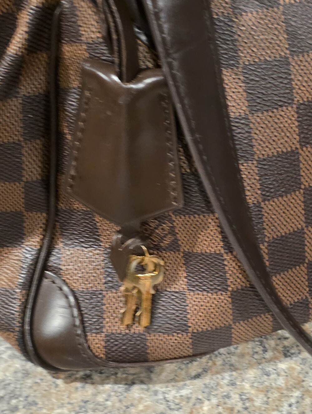 Louis Vuitton Damier Ebene Verona PM/ GREAT USED CONDITION - Picture 6 of 9